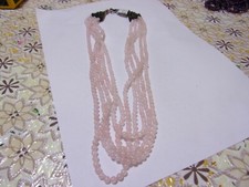 collana con quarzo rosa