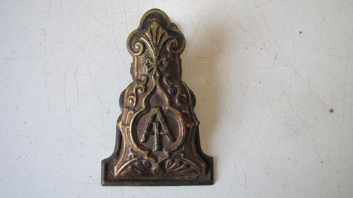 Antico fermacarte ottone - in,