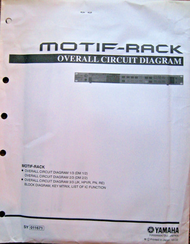Yamaha motif rack - motif,