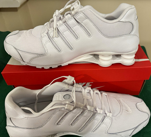 Nike shox bianche - bianche, da