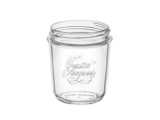 Vaso vetro bocca larga - vetro, quattro