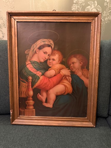 Stampa epoca madonna - stampa, d’epoca