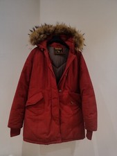 WOOLRICH PARKA DONNA ROSSO NUOVO SENZA ETICHETTE 
