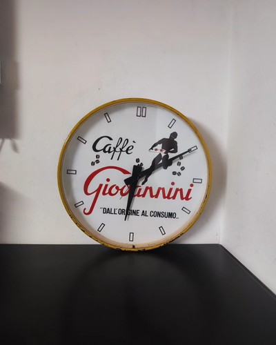 Orologio pubblicitario caffè - pubblicitario,