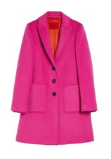 ? Cappotto Svasato Max&Co By MAX MARA?Lana Long Wool Pink Coat IT46_FR44_DE42