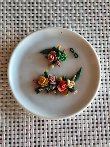 Piattino vintage ceramica - piattino, in