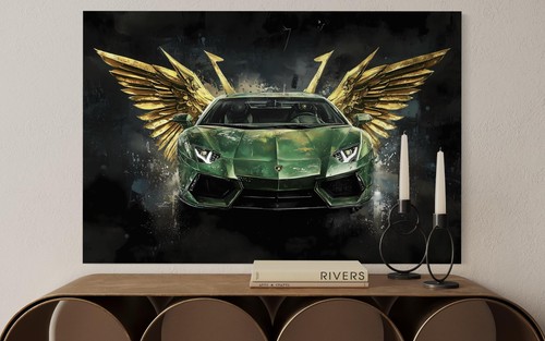 Quadro tela lambo - quadro,
