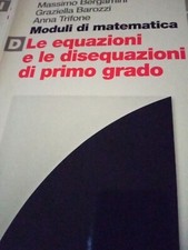 MODULI DI MATEMATICA MODULO D