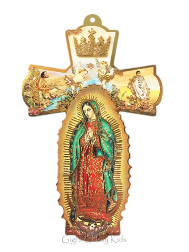 Croce parete madonna - croce,
