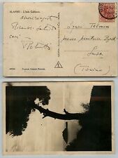 MARCA DA BOLLO usata per posta-20c(13)-Cartolina Ventimiglia 21.8.1926