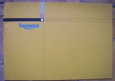 TRIUMPH 2003 MOTORCYCLE RANGE PRODUZIONE BROCHURE TT600 SPRINT RS DAYTONA 955 I