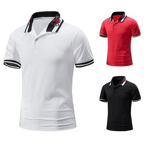 Polo uomo rosa ricamo - , turismo