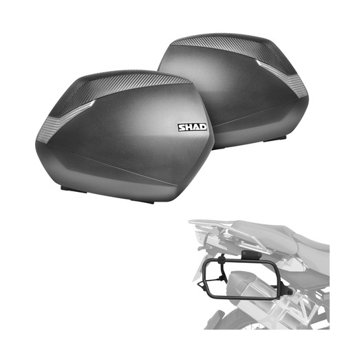 Kit valigie shad sh36 - valigie, carbon