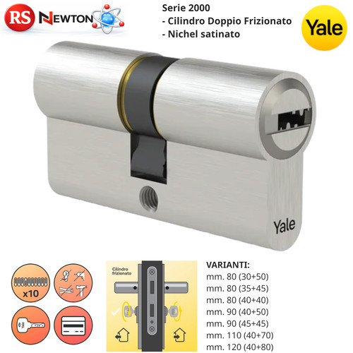 Cilindro europeo yale 2000 - europeo,