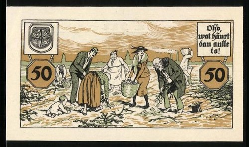 Moneta emergenza melle 1920 - d'emergenza,