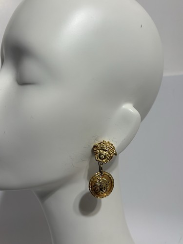 Vtg gianni versace gold - vtg, medusa
