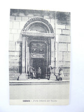 foto antica vecchia cartolina CARRARA PORTA DEL DUOMO  1910 CA