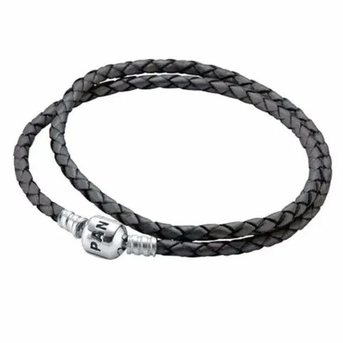 Nwot pandora 925 black leather - nwot,