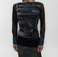 Top Save The Queen maglia nero