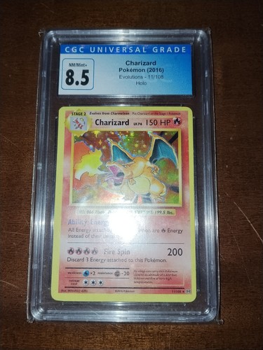 Charizard evoluzioni holo - charizard, cgc