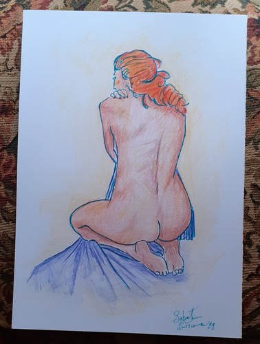 Quadri disegno donna nuda nudo - quadri,