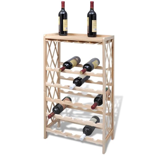 Legno abete bottigliera per - bottigliera, 25
