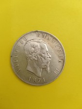 5 Lire 1871 Vittorio Emanuele