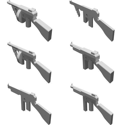 Mitra tommy gun accessorio per - tommy,