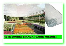 RETE OMBREGGIANTE BIANCA TELO OMBRA FRANGIVENTO FRANGIVISTA RECINZIONE GAZEBO 