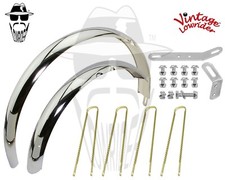 Set parafanghi cromati vintage