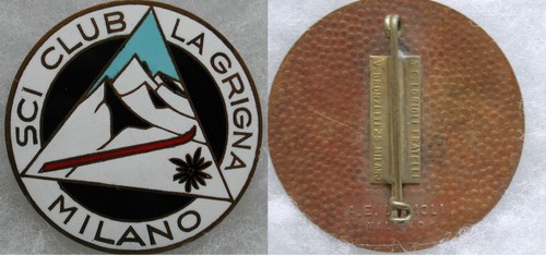 Vecchio distintivo smaltato - vecchio,