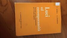 LIBRO LUCI ED ESTEMPORANEITA ANTOLOGIA POETICA CONTEMPORANEA 1981 VINTAGE