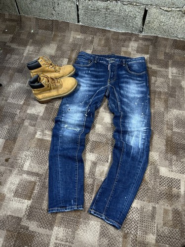 Jeans uomo dsquared2 biker - jeans,