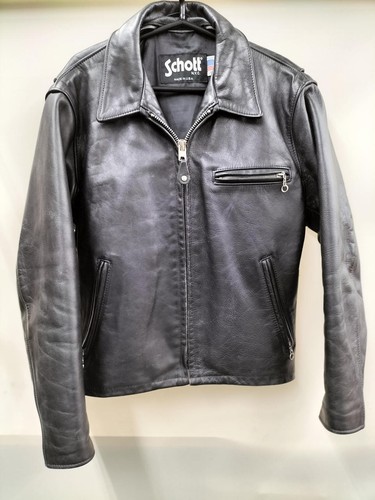 Giacca pelle schott single - giacca,