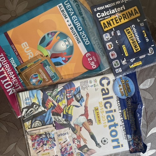 Album calciatori panini - calciatori, lotto