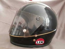 Casco LEM anni 70 Johnny Cecotto Yamaha Rd 350 400 650 XS R5 TX moto d'epoca