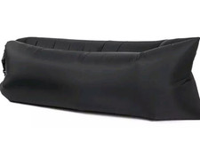 Materassino Gonfiabile Ad Aria Nero Con Sacca Portatile Mai Usato