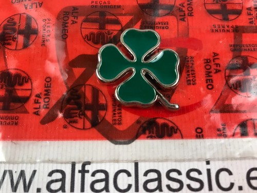 Emblema quadrifoglio metálico - emblema,