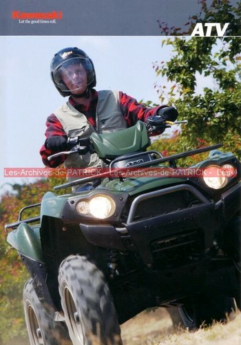Kawasaki quad atv - kawasaki, kvf