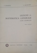 LEZIONI DI MATEMATICA GENERALE