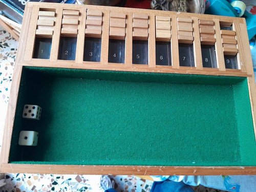 Gioco dadi legno palline - dadi,