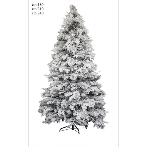 Albero natale innevato - albero,
