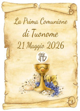 Cialda COMUNIONE PERGAMENA