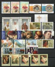 s32979 VATICANO 2005 MNH Annata Completa + 7 S/S + carnet