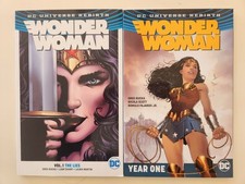 DC Comics Wonder Woman Rebirth TPB lotto di 2, Greg Rucka vol 1 The Lies, anno uno