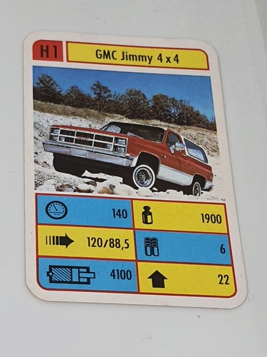 Gmc jimmy 4x4 scheda - gmc,
