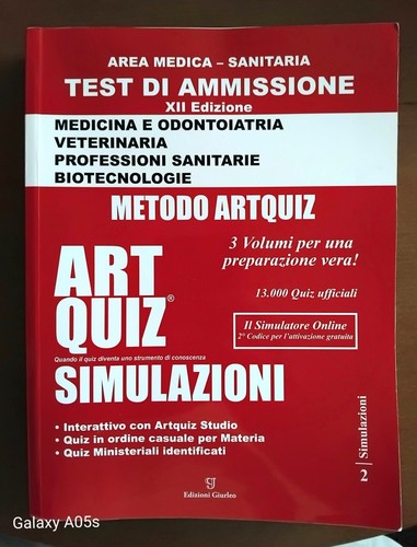 Art quiz simulazioni - ., test