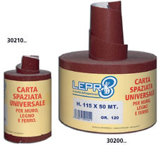 Carta vetrata abrasiva  metallo ferro legno alluminio  (al Metro)