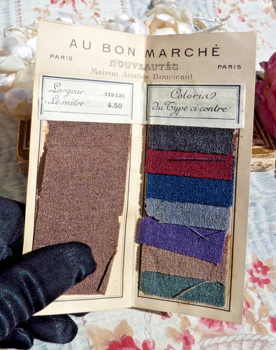 Ancien dépliant échantillons - dÉpliant,