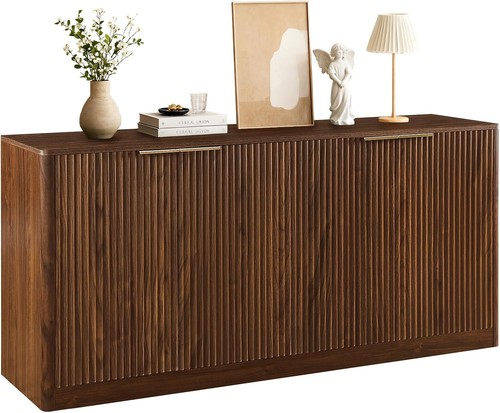 Fluted buffet cabinet - 59",